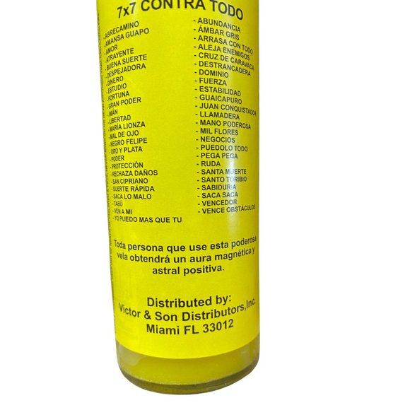 7 X 7 Contra Todo Veladora Preparada | Against All Fixed Candle - Picture 5 of 6